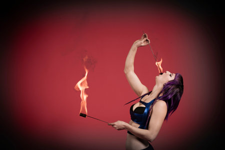 Fire Eater Performing
