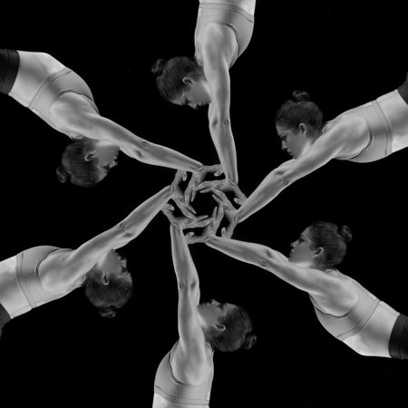 Human Kaleidoscopeの写真素材