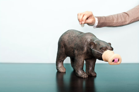 A Bear Disguised As A Piggy Bank