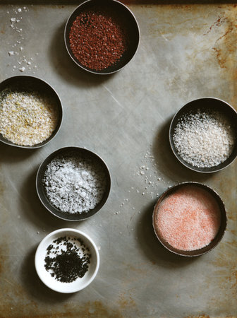 Bowls Of Saltの写真素材