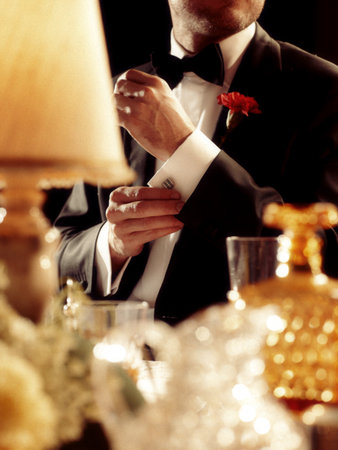 1920s Style Dinner Sceneの写真素材