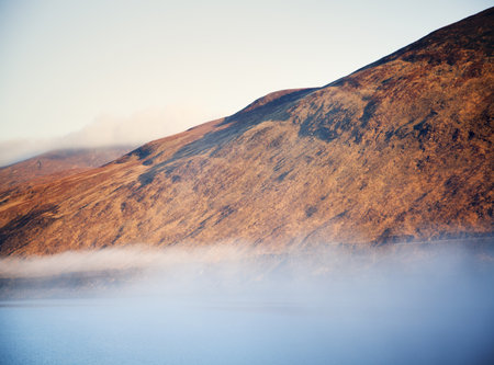 Sea Mist, Assynt, Scotlandの写真素材