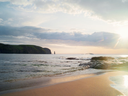 Remote Sandwood Bay, Cape Wrath, North West Highlands Of Scotland