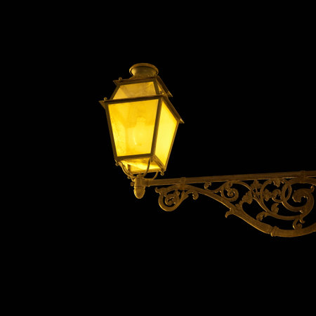 Street lamp at night