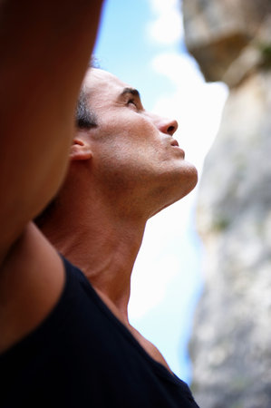 Climbingの写真素材