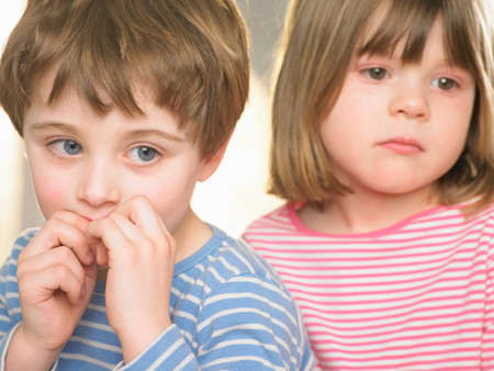 Children sitting together indoors