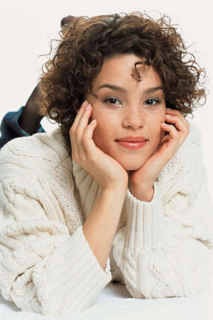 Portrait of young woman