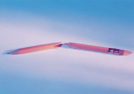 Broken pencilの写真素材