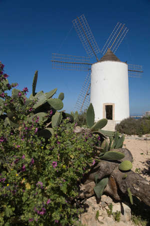 Sa Punta windmill, Sant Antoni de Portmany, Ibiza