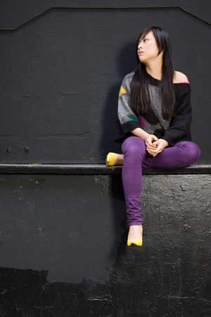 Stylish young womanの写真素材
