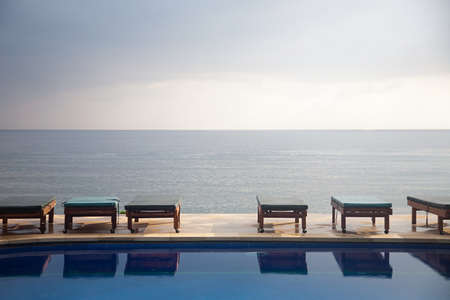 Swimming pool and ocean