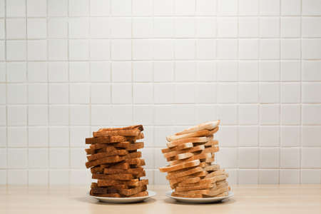 Stack of toast