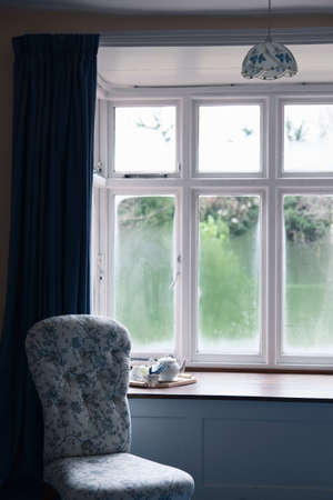 Sitting room in country home