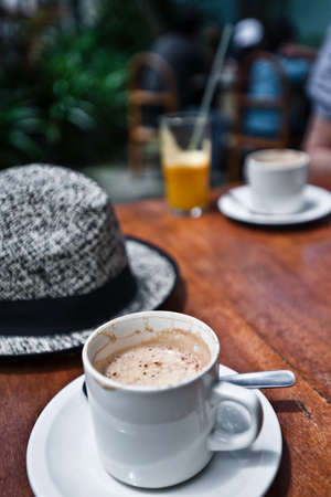 Cafe in La Mariscal, Quito, Ecuadorの写真素材