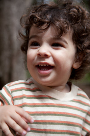 Happy little boyの写真素材