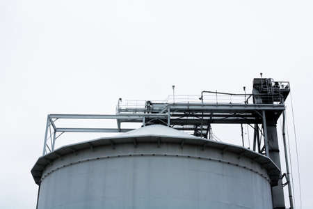 Oil storage tankの写真素材