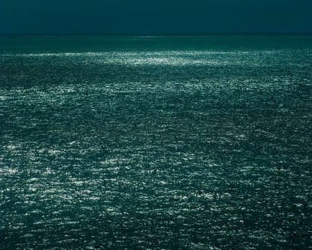 Sea surface and horizonの写真素材