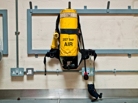 Air cylinder in airportの写真素材