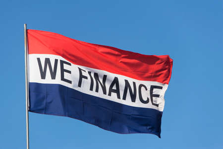 Flag saying We Finance