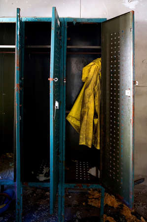 Coat in old lockers