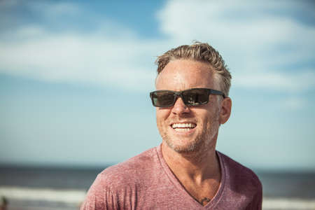 Portrait of man wearing sunglasses