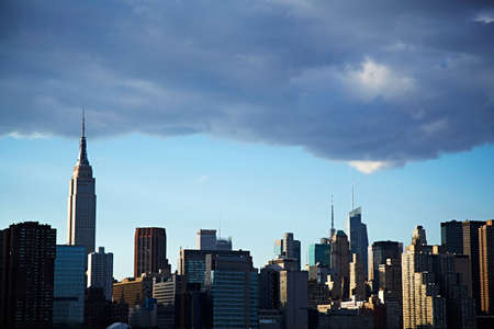 New York City skyline, New York, USAの写真素材