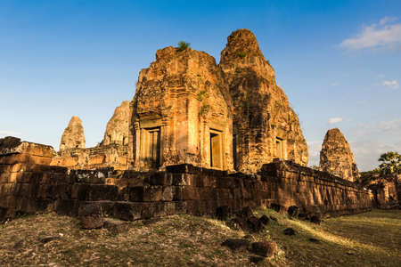 Pre Rup ruins at  Angkor Wat, Siem Reap, Cambodiaの写真素材