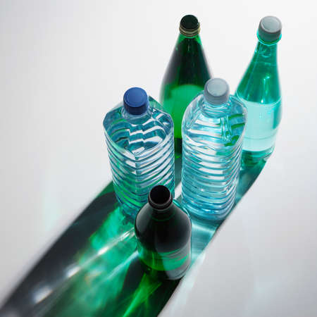 Bottles of water