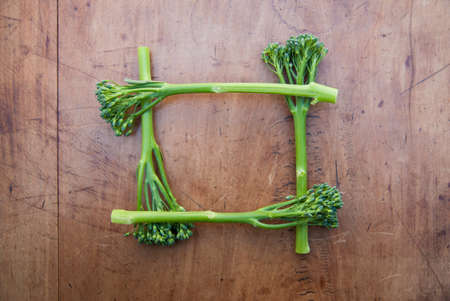 Square of broccoliの写真素材