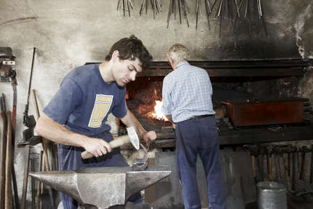 Blacksmiths at workの写真素材