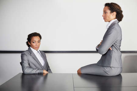 Businesswomen in office, multiple imageの写真素材