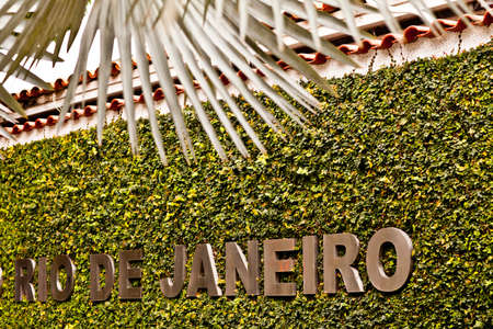 Rio de Janeiro sign, Brazilの写真素材
