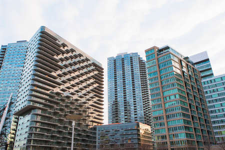 View of tower blocks , New York, USAの写真素材