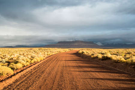 Arid landscape, Virgin, Washington County, Utah, USAの写真素材