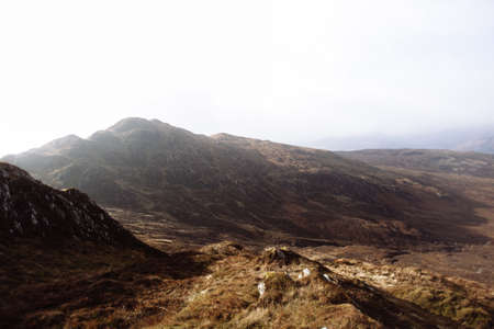 Mountains, Glencoe, Scottish Highlands, Scotlandの写真素材