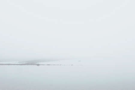 Misty view, West coast of Scotlandの写真素材