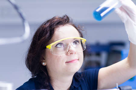 Technician working in laboratory