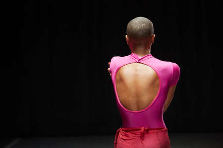 Backview of dancer
