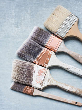 Assortment of paint brushes