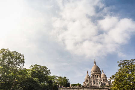 Sacre Coeur Basilica, Paris, Franceの写真素材