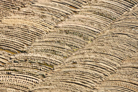 Brown coal mining, Lausitz, Brandenburg, Germanyの写真素材
