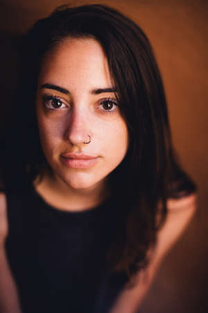 Portrait of young womanの写真素材