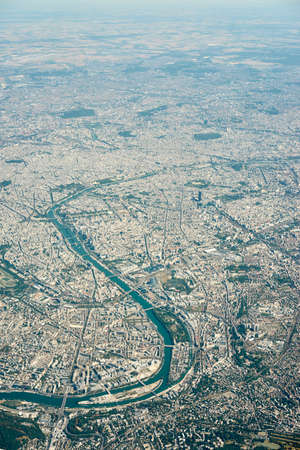 Aerial view of Paris, Franceの写真素材