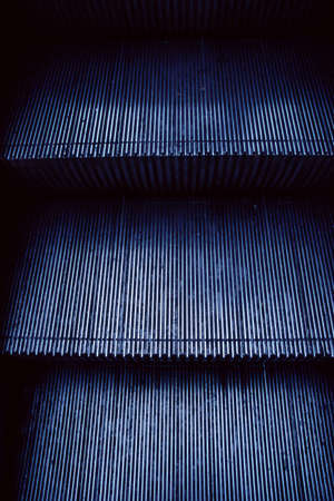 Empty escalator