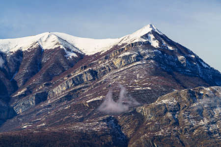 Italy, Como, SnowcappedÃŠAlps