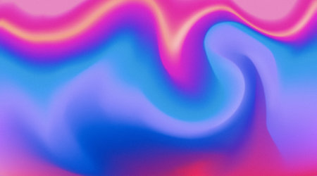 Abstract grainy background glowing pink blue purple red blurred color flow banner poster cover...