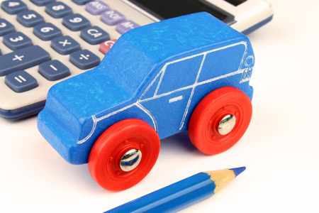 A car finance concept, to cover all financial aspects of a car の写真素材
