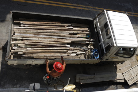 Formwork workersのeditorial素材