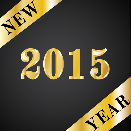 New Year 2015のイラスト素材