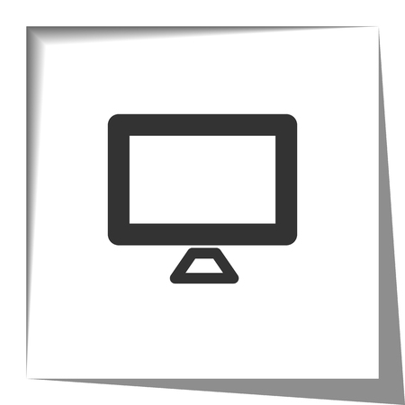 Computer screenのイラスト素材